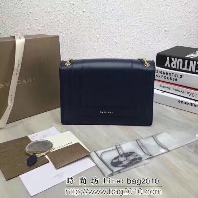 BVLGARI寶格麗 升級版牛皮 時尚百搭 單肩斜挎包 35106 FYD1151